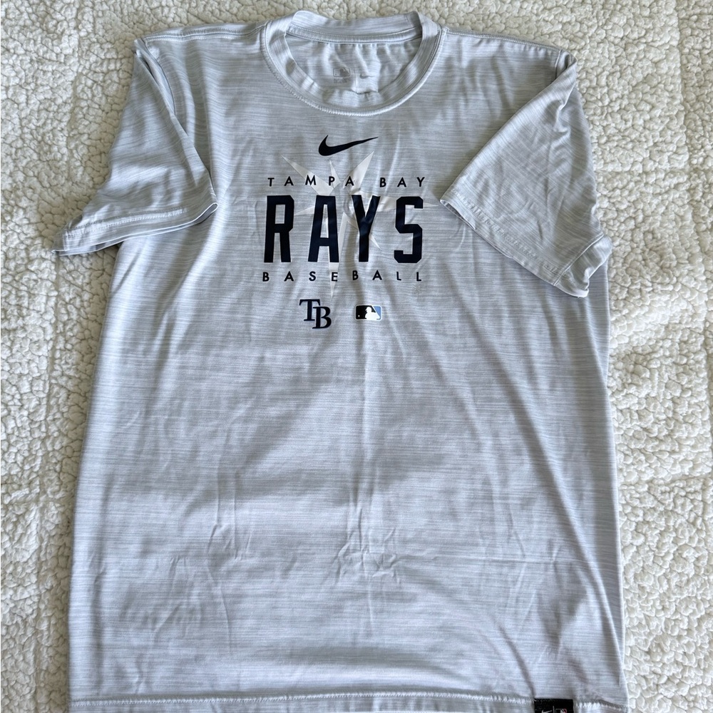 Nike Tampa Bay Rays Light Gray Tee